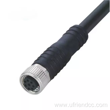 Waterproof Signal Code Molded Cable M8 Connector cables